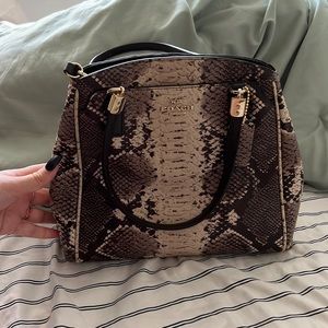 Coach NWT Python Minetta bag